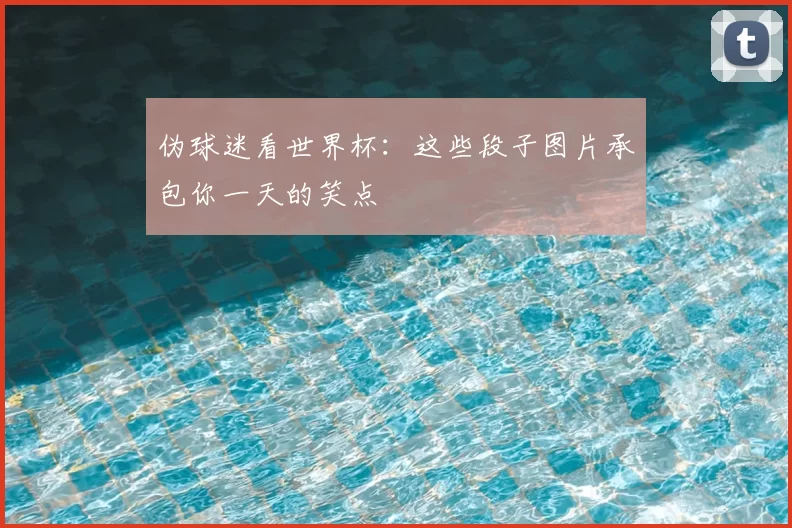 伪球迷看世界杯：这些段子图片承包你一天的笑点