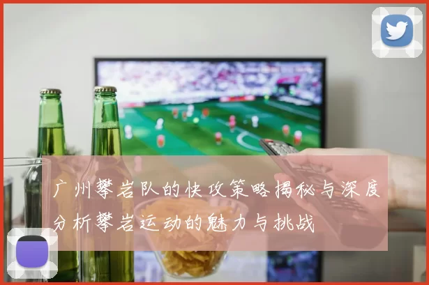 广州攀岩队的快攻策略揭秘与深度分析攀岩运动的魅力与挑战