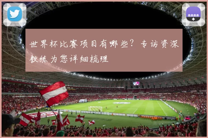 世界杯比赛项目有哪些？专访资深教练为您详细梳理
